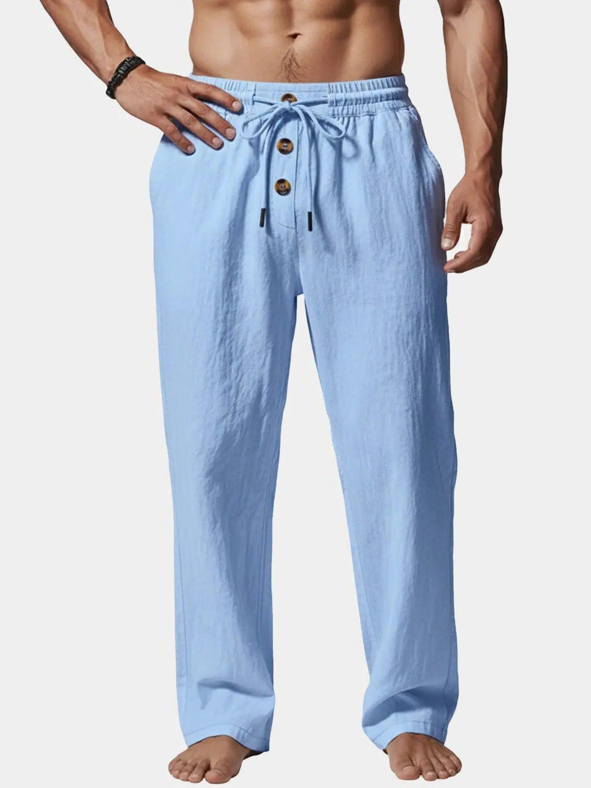 Relaxed Lounge Pants for Men | Soft Cotton Fabric | Comfortable Casual Wear