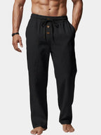 Relaxed Lounge Pants for Men | Soft Cotton Fabric | Comfortable Casual Wear