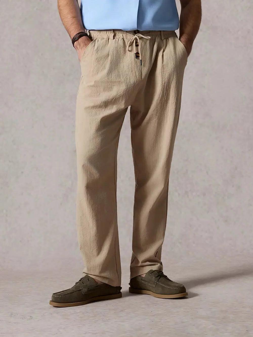Relaxed Lounge Pants for Men | Soft Cotton Fabric | Comfortable Casual Wear