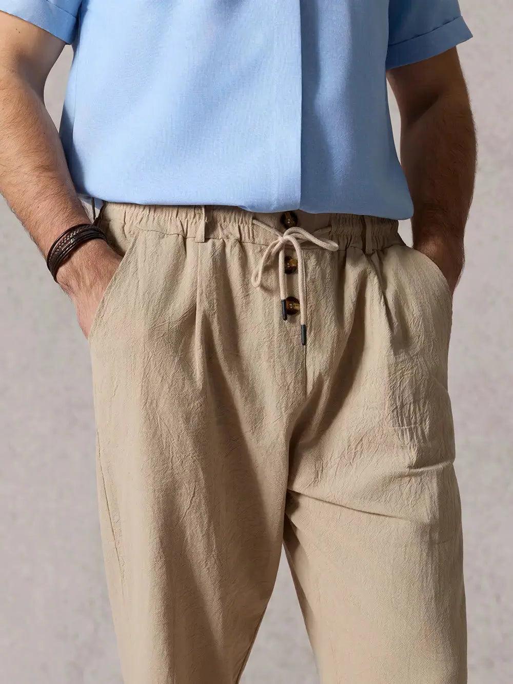 Relaxed Lounge Pants for Men | Soft Cotton Fabric | Comfortable Casual Wear