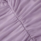 Ruched Mesh Crop Top for Women - Stylish Casual Wear for Summer