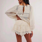 Lace Shorts for Women - Evelyn Harrow Style - Elegant Summer Wear