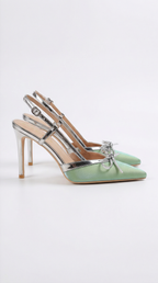 Satin Bow Pumps Women UK – Evening Footwear Smart Casual Office Wear