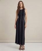 Sleeveless Knit Maxi Dress for Women - Comfortable Casual Summer Wear