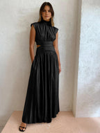 Sleeveless Maxi Dress in Lightweight Fabric for Casual Summer Wear