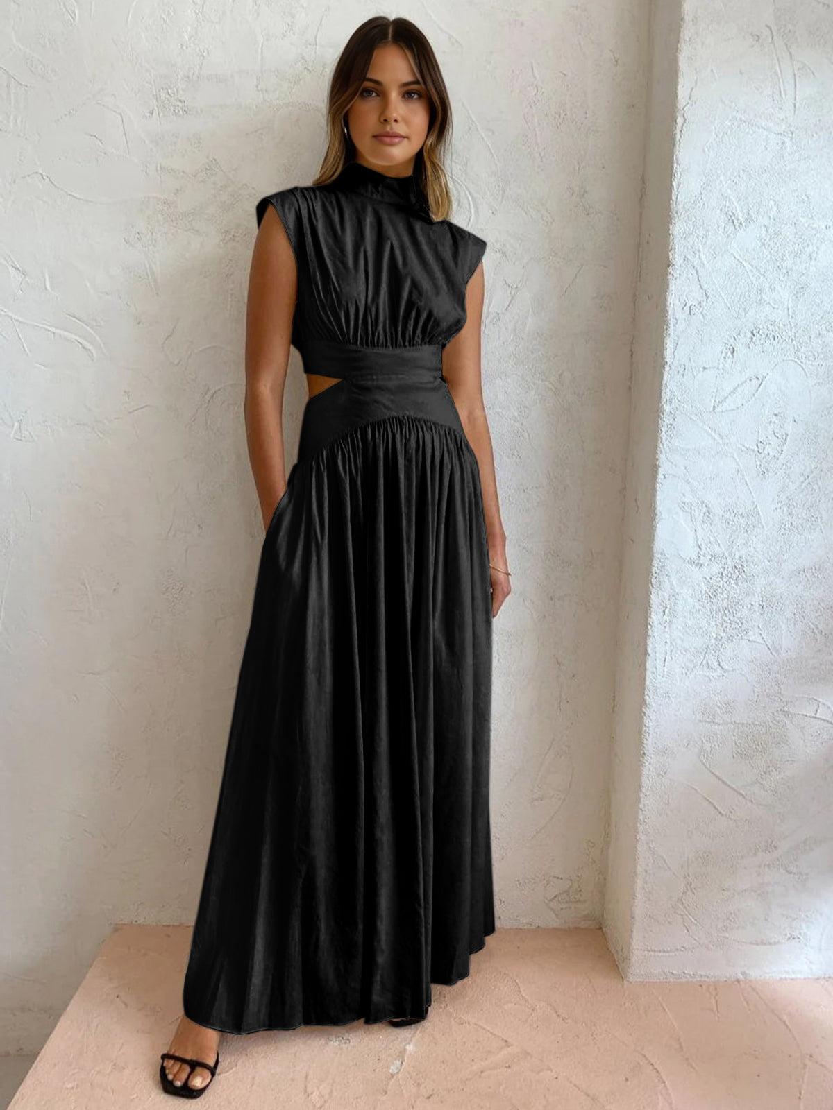 Sleeveless Maxi Dress in Lightweight Fabric for Casual Summer Wear