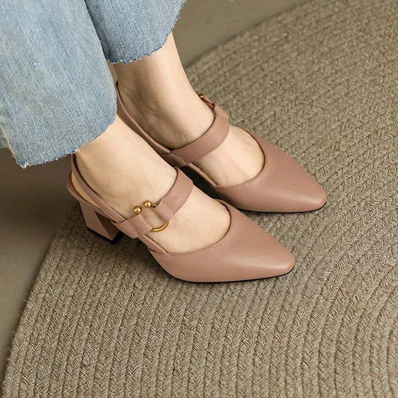 Slingback Heels for Women - Elegant Design, Comfortable Fit, Versatile Style
