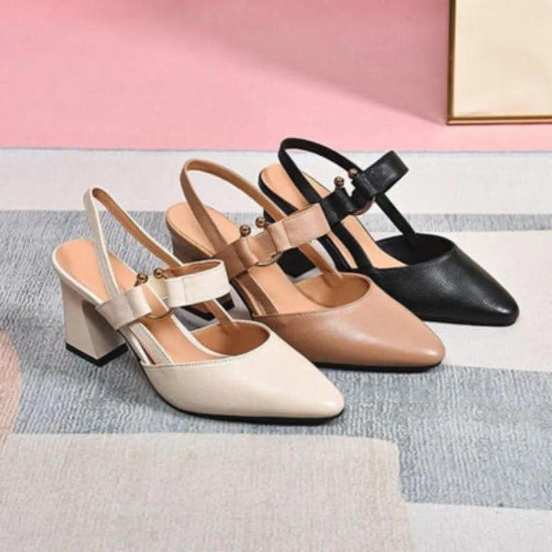 Slingback Heels for Women - Elegant Design, Comfortable Fit, Versatile Style