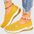 Orthopedic Slip-On Shoes for Comfort | Breathable Fabric | Casual Footwear