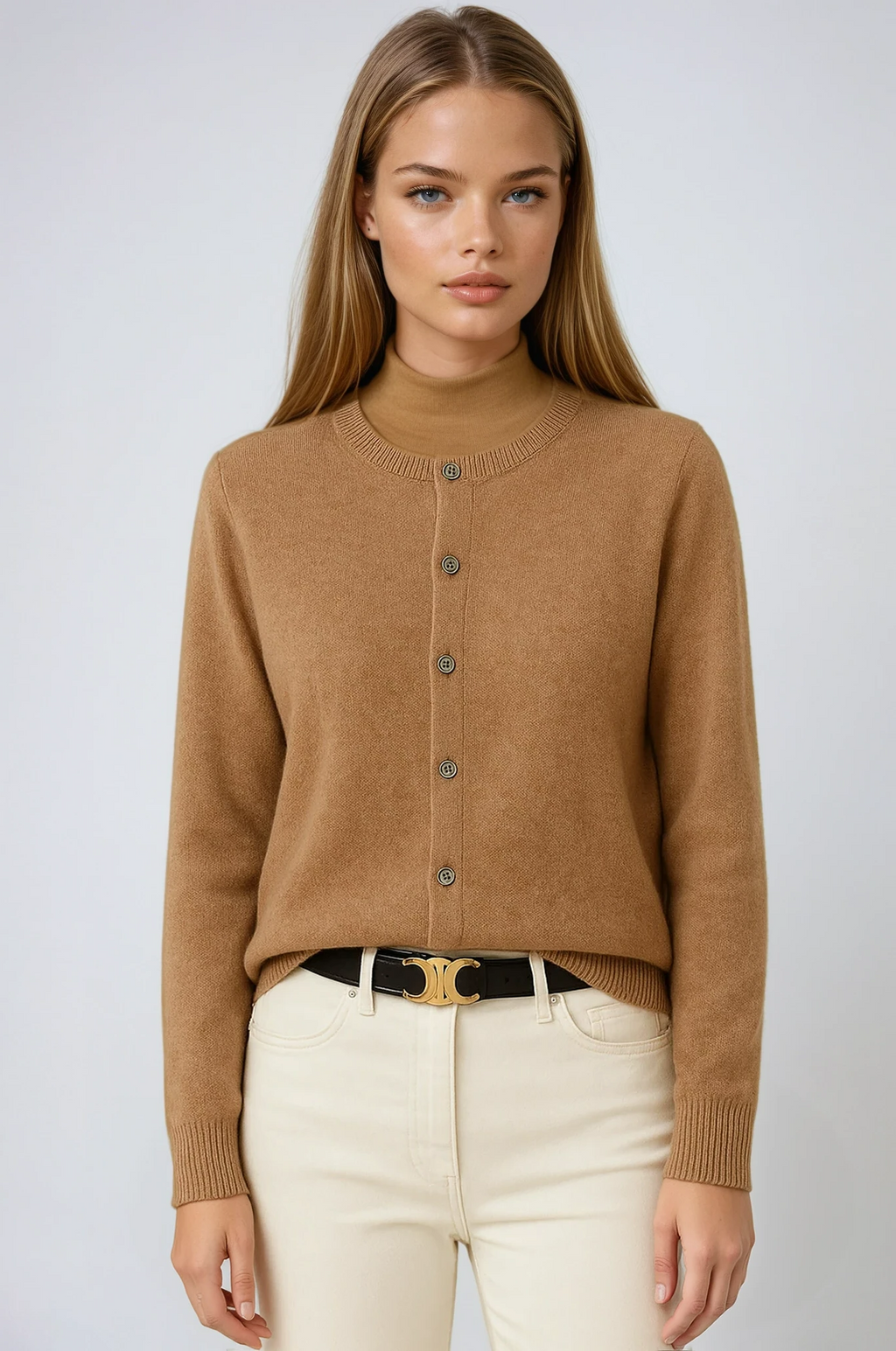 Soft Knit Button Cardigan for Women