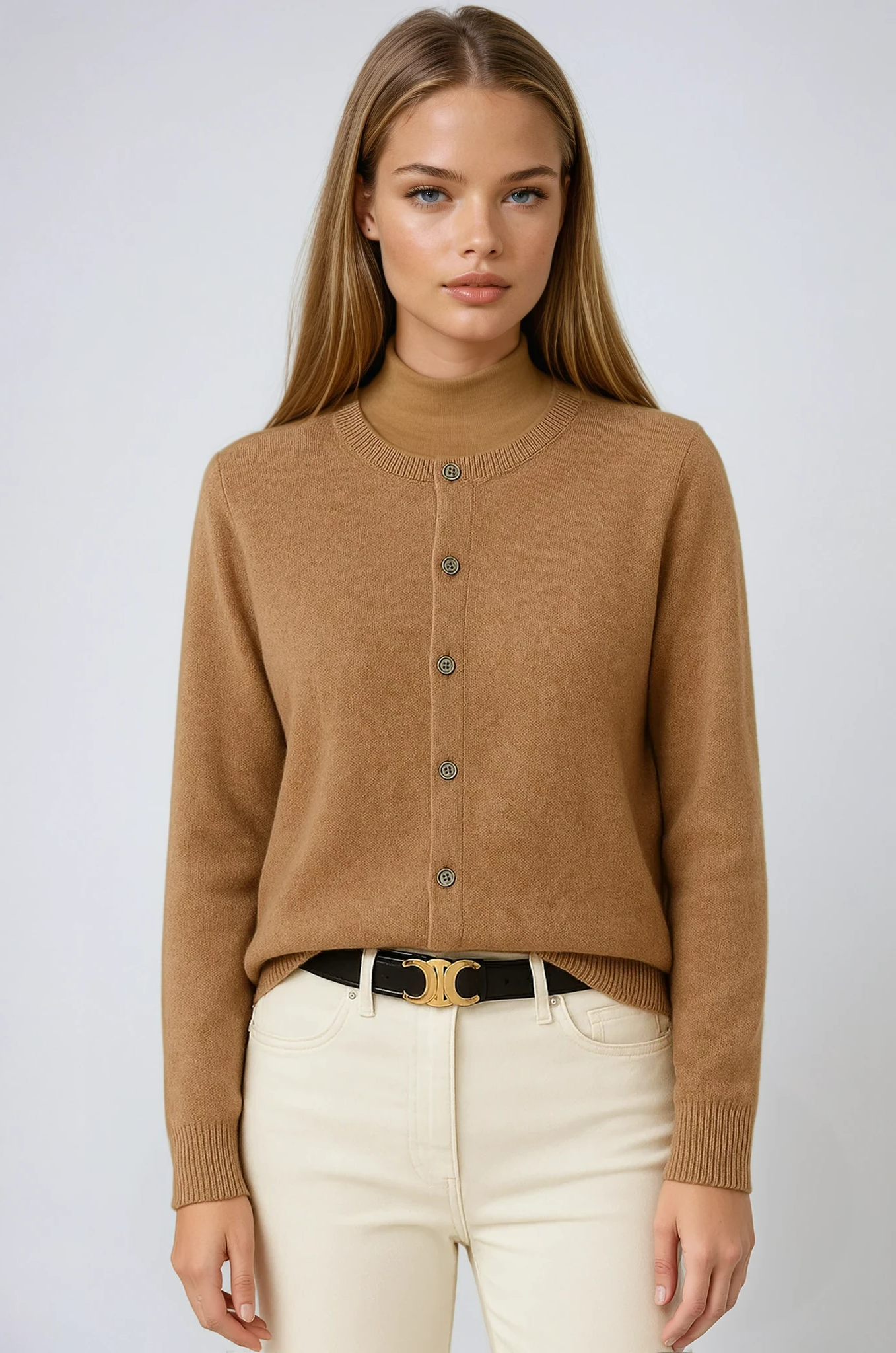 Soft Knit Button Cardigan for Women