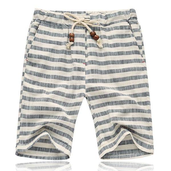 Striped Casual Shorts for Men | Comfortable Tailored Design | Lightweight Fabric