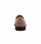 Taupe Suede Tassel Loafers for Men