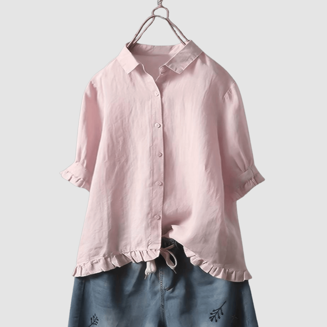 Timeless Breathable Blouse for Women - Lightweight, Versatile Everyday Wear