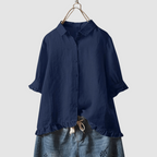 Timeless Breathable Blouse for Women - Lightweight, Versatile Everyday Wear