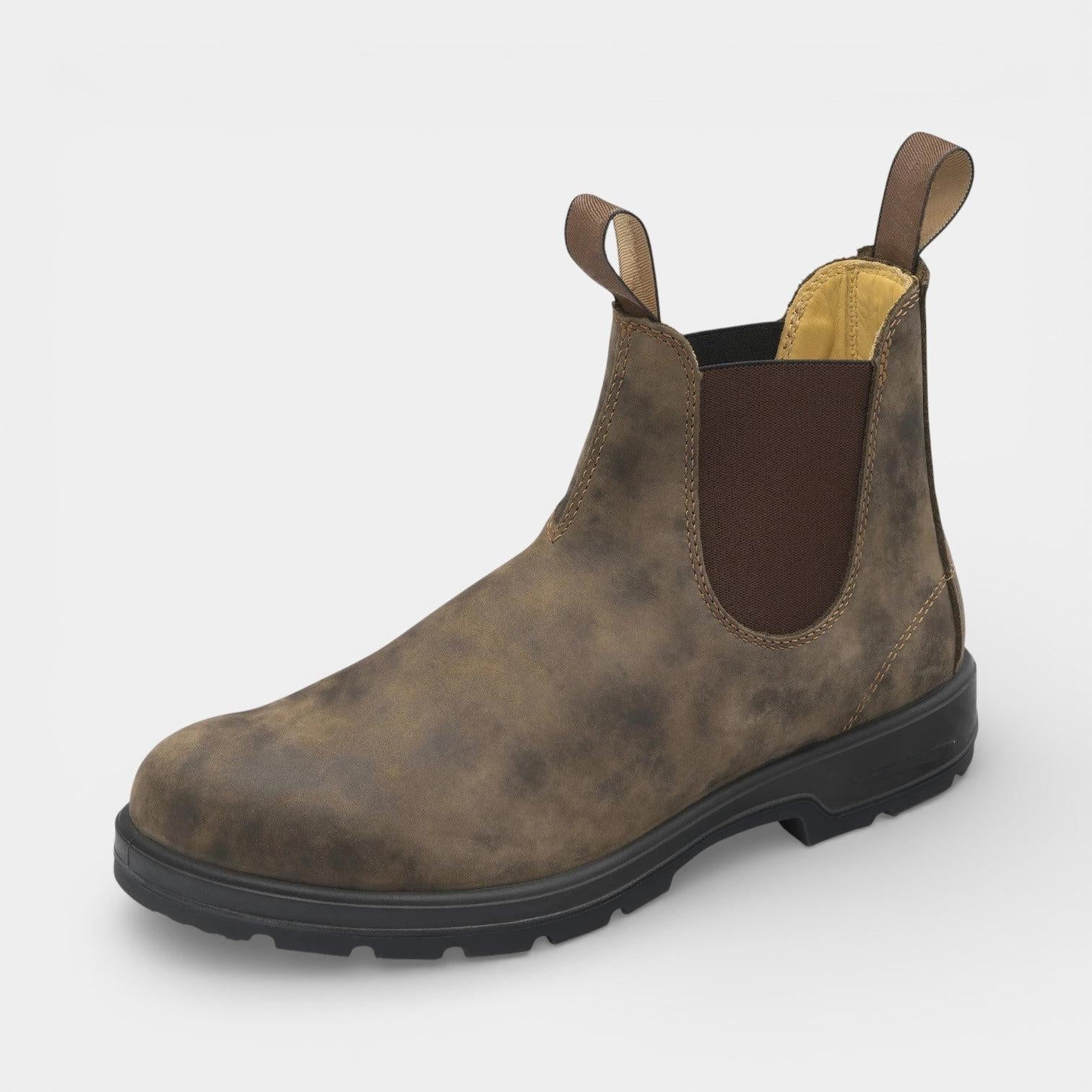 Vegan Leather Chelsea Boots for Men – Slip-On Ankle Design for Casual and Formal Wear