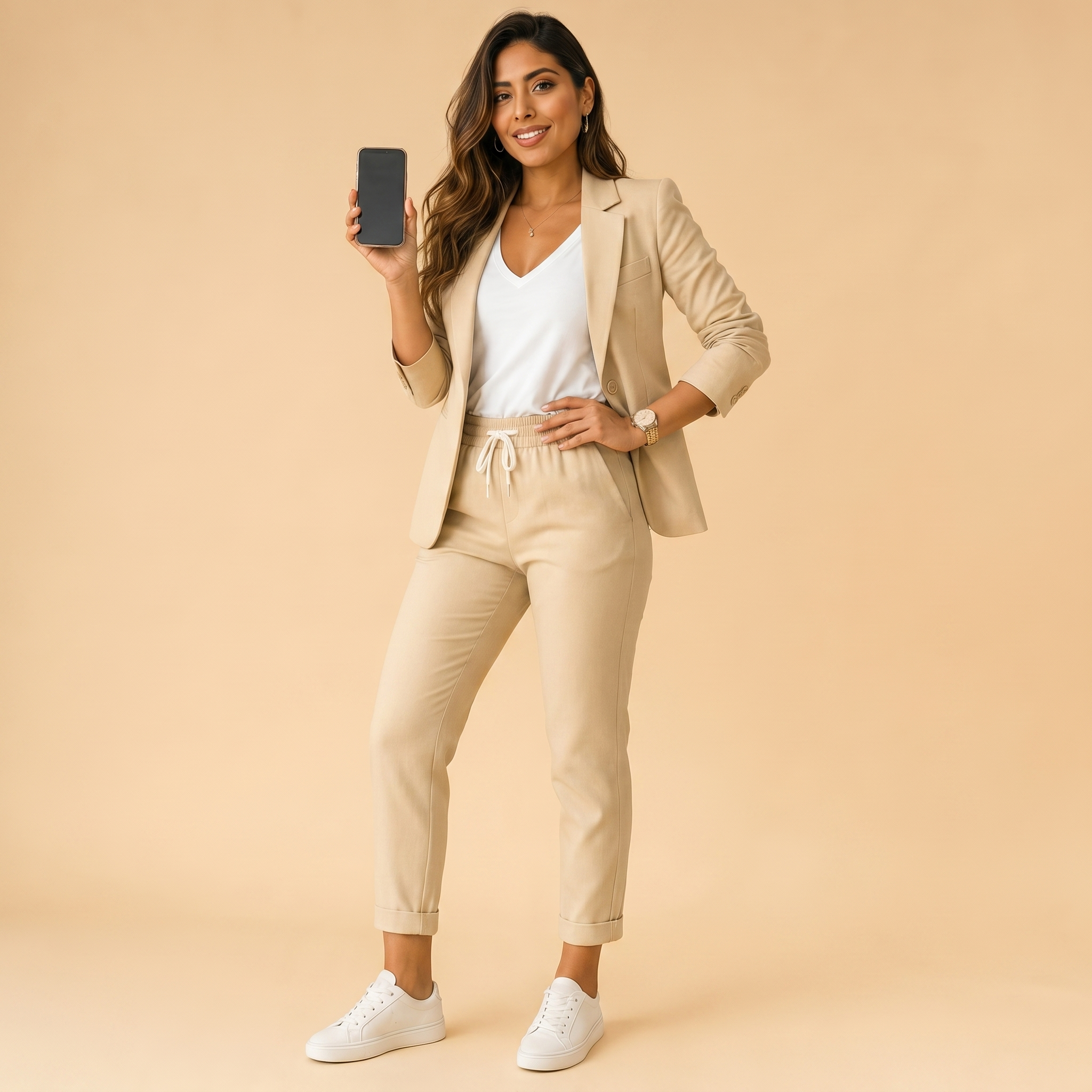 Women's Blazer and Pants Set | Tailored Fit, Lightweight Fabric | Office Wear, Business Casual, Formal Attire