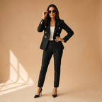 Women's Blazer and Trousers Suit Set | Tailored Fit | Professional Attire for Office or Events