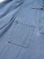 Women's Denim Midi Skirt - Classic Fit, Casual Style for Everyday Wear
