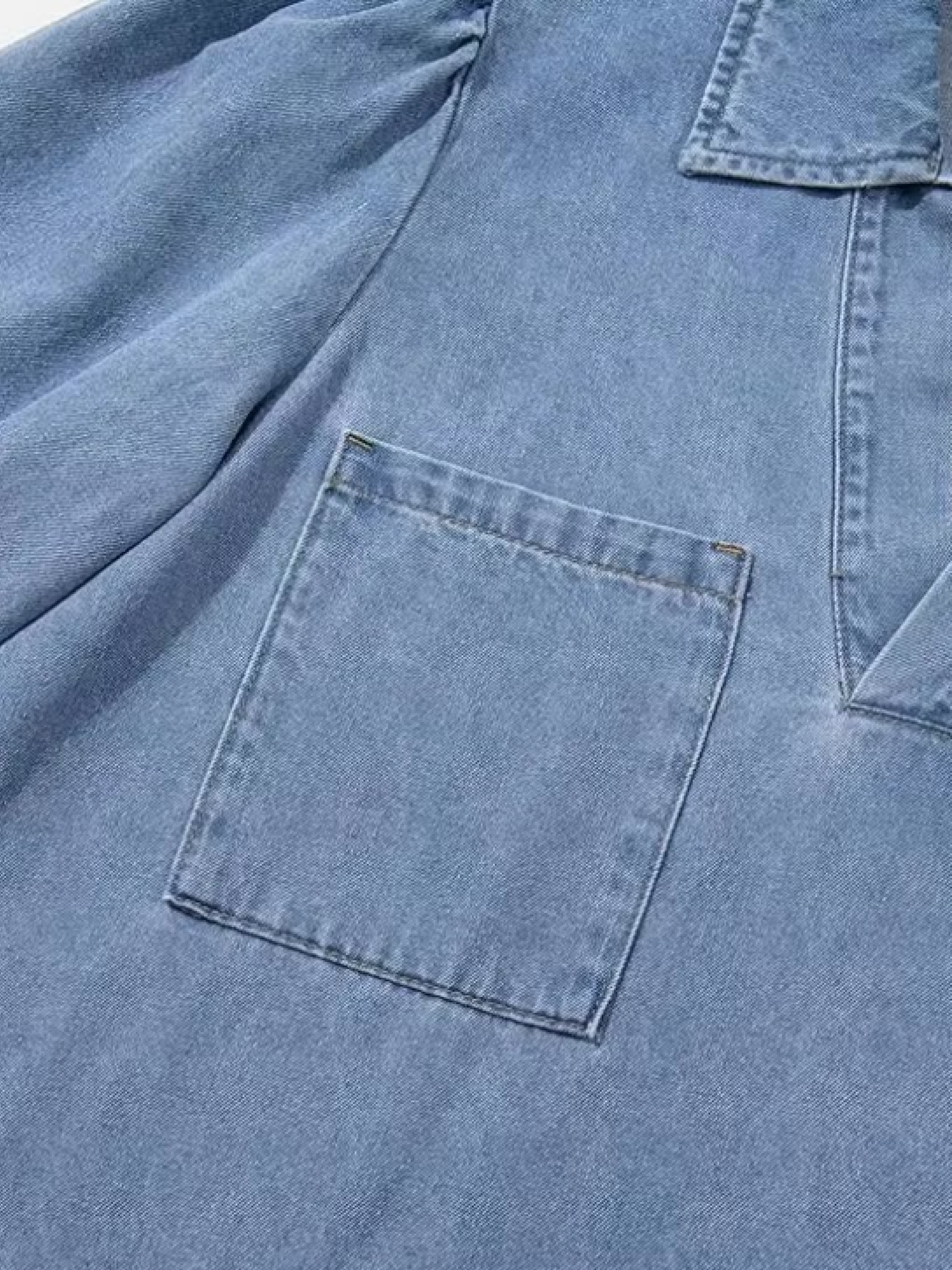 Women's Denim Midi Skirt - Classic Fit, Casual Style for Everyday Wear