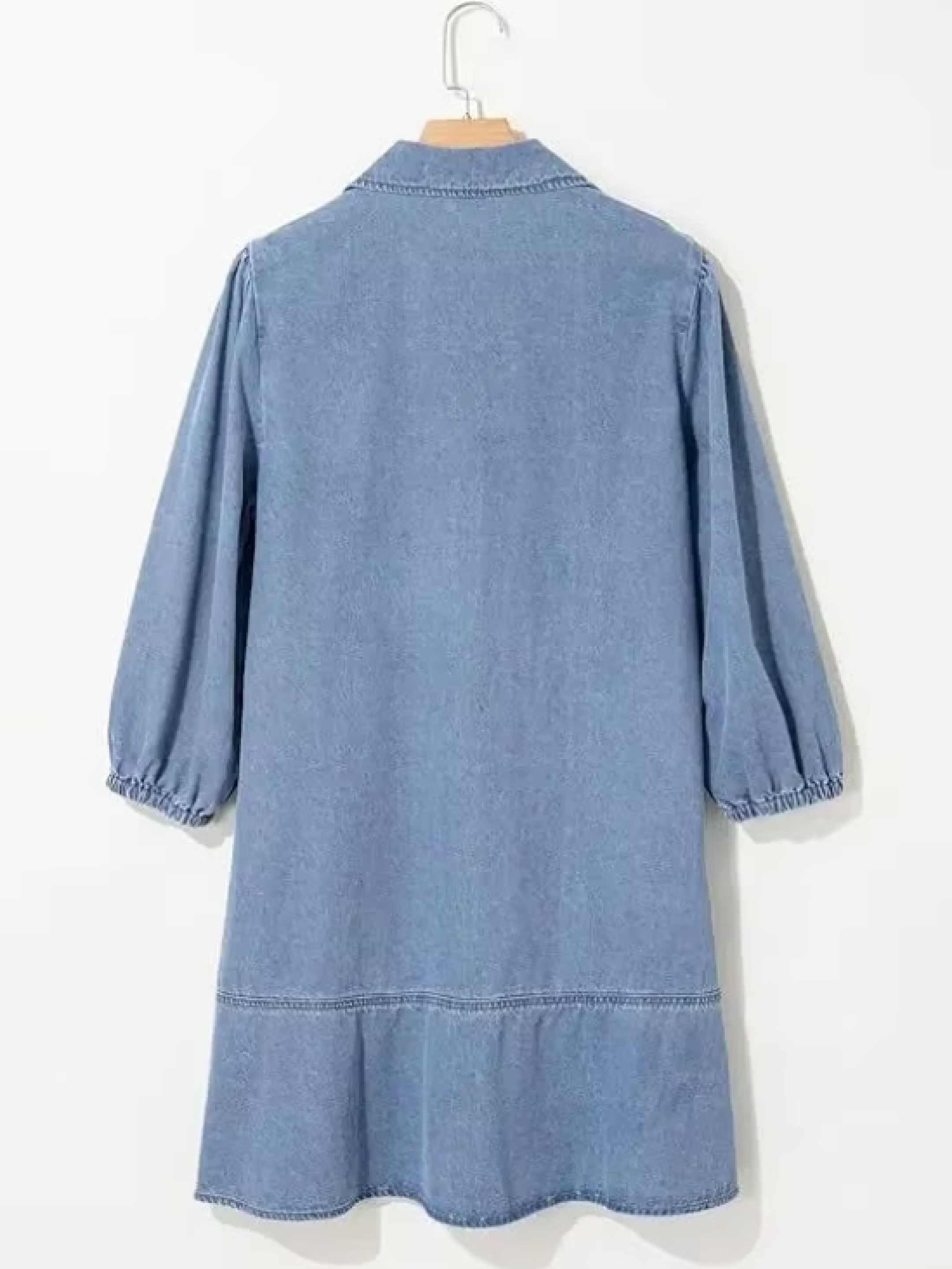Women's Denim Midi Skirt - Classic Fit, Casual Style for Everyday Wear