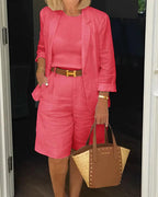 Women's Two-Piece Suit Set - Stylish Formal Attire for Office or Events