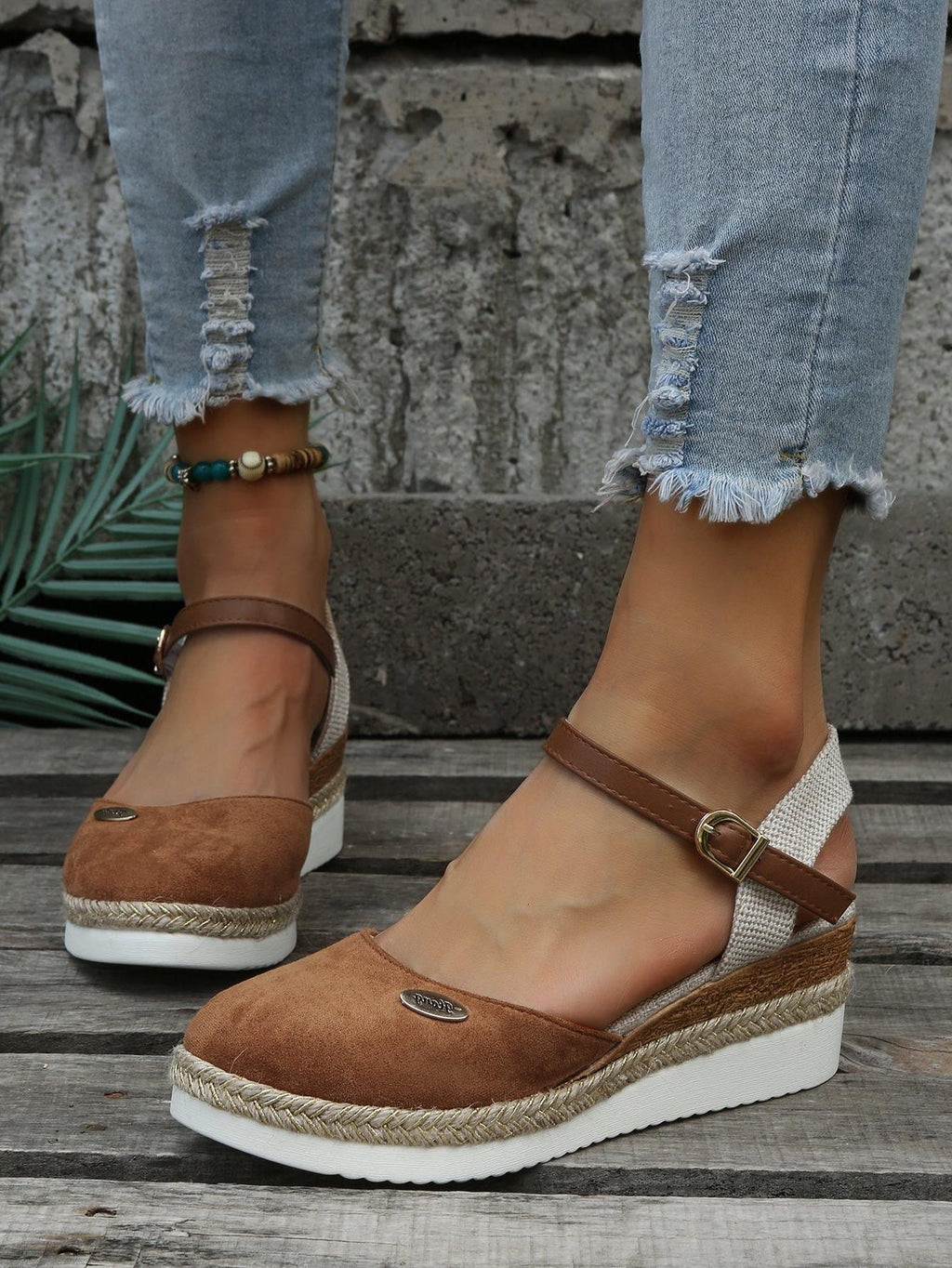 Woven Orthopedic Cushioned Sandals for Women UK – Smart Casual Holiday Wear Evening Footwear
