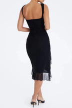 Sleeveless Ruched Midi Dress for Women UK – Wedding Guest & Mother of the Bride