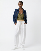Linen Trousers for Women - Lightweight, Casual Fit - Perfect for Summer Wear