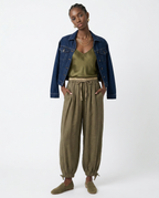 Linen Trousers for Women - Lightweight, Casual Fit - Perfect for Summer Wear