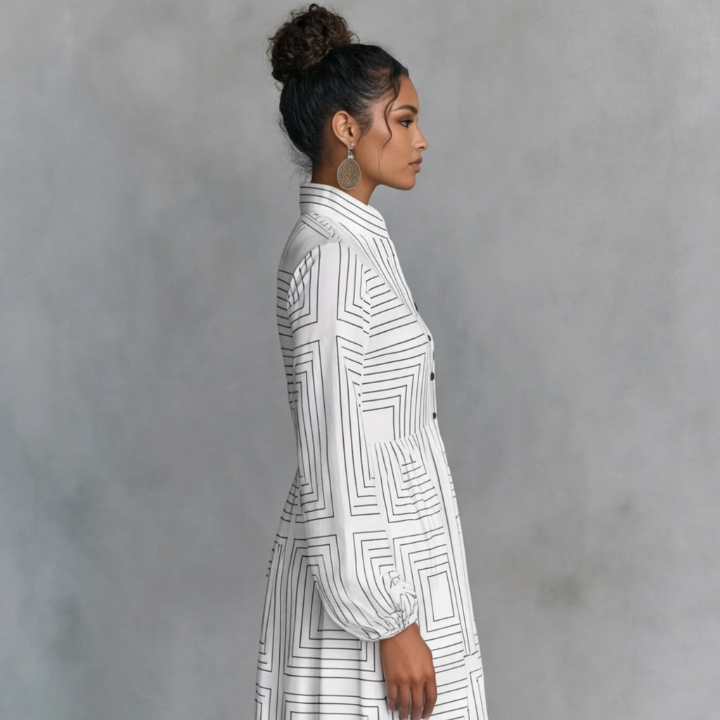 Long Sleeve Pleated Maxi Dress for Women UK – Garden Party & Summer Occasion Wear