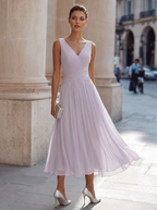 Sleeveless Pleated Maxi Dress for Women UK – Evening Gown Black Tie & Cocktail Attire